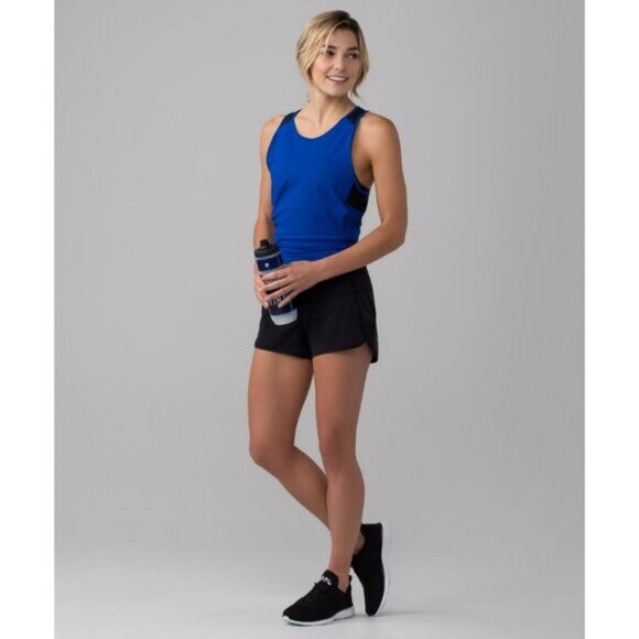 Lululemon Speed Short Athletic Running Sporty Mid Rise Basic Shorts Athleisure - Picture 1 of 8